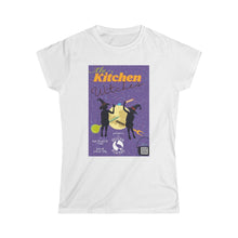 Load image into Gallery viewer, Kitchen Witches Cast and Crew on Back - Women&#39;s Softstyle Tee
