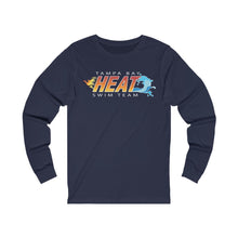 Load image into Gallery viewer, Tampa Bay Heat Swim Team Adult Unisex Jersey Long Sleeve Tee
