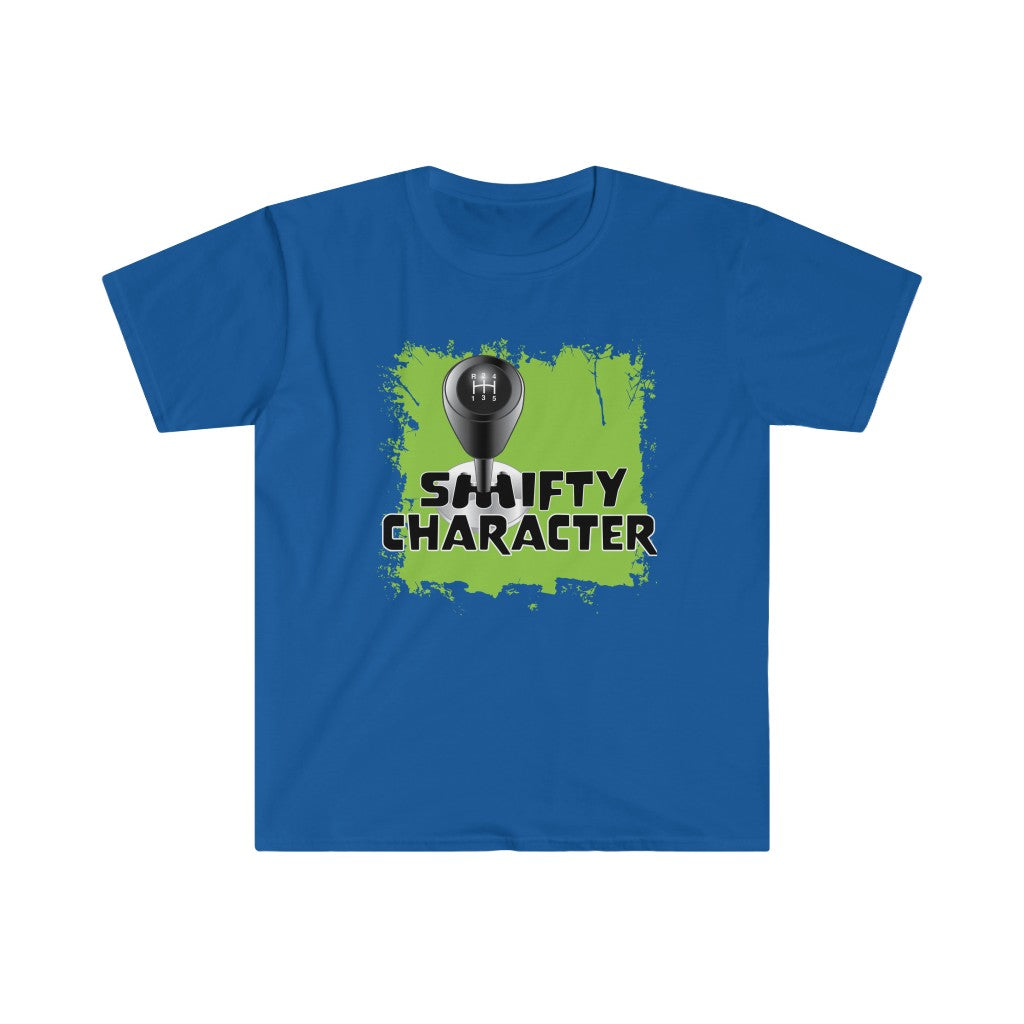 Shifty Character - Green - Unisex Softstyle T-Shirt