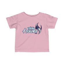 Load image into Gallery viewer, Lady Hawks Infant Fine Jersey Tee
