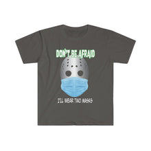 Load image into Gallery viewer, Two Masks - Unisex Softstyle T-Shirt
