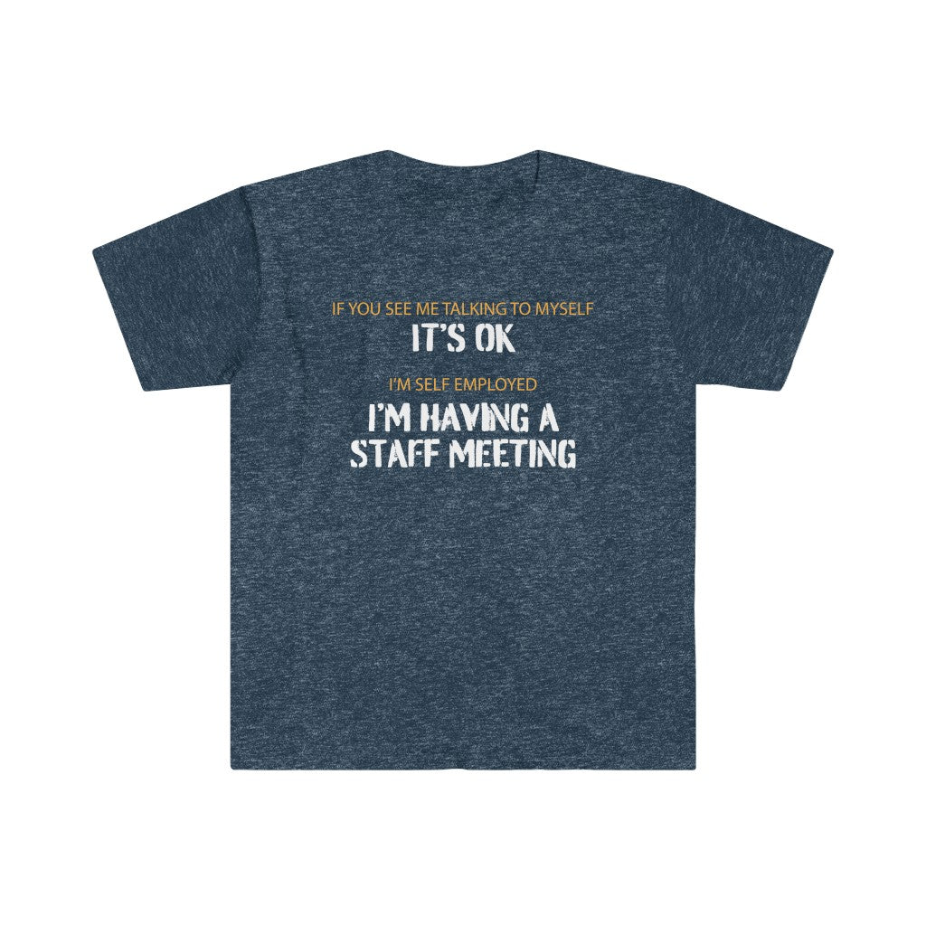 Talking To Myself - Unisex Softstyle T-Shirt