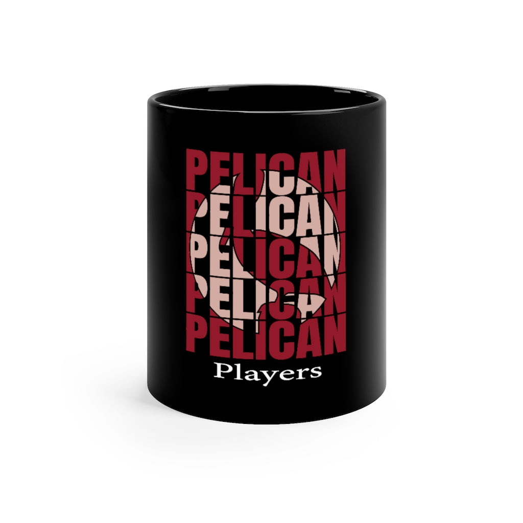 Pelican Players Design 2 11oz Black Mug