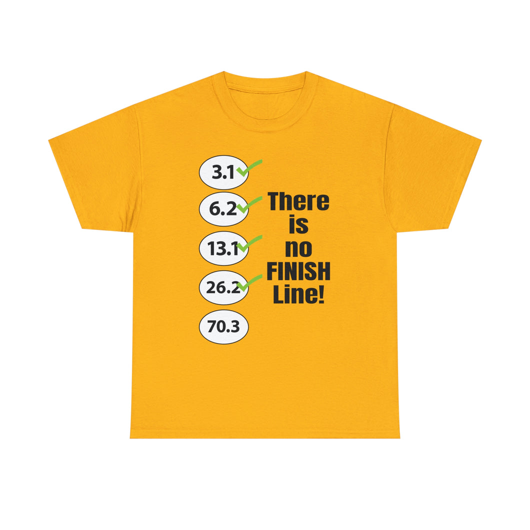 26.2 There is no Finish Line - Unisex Heavy Cotton Tee