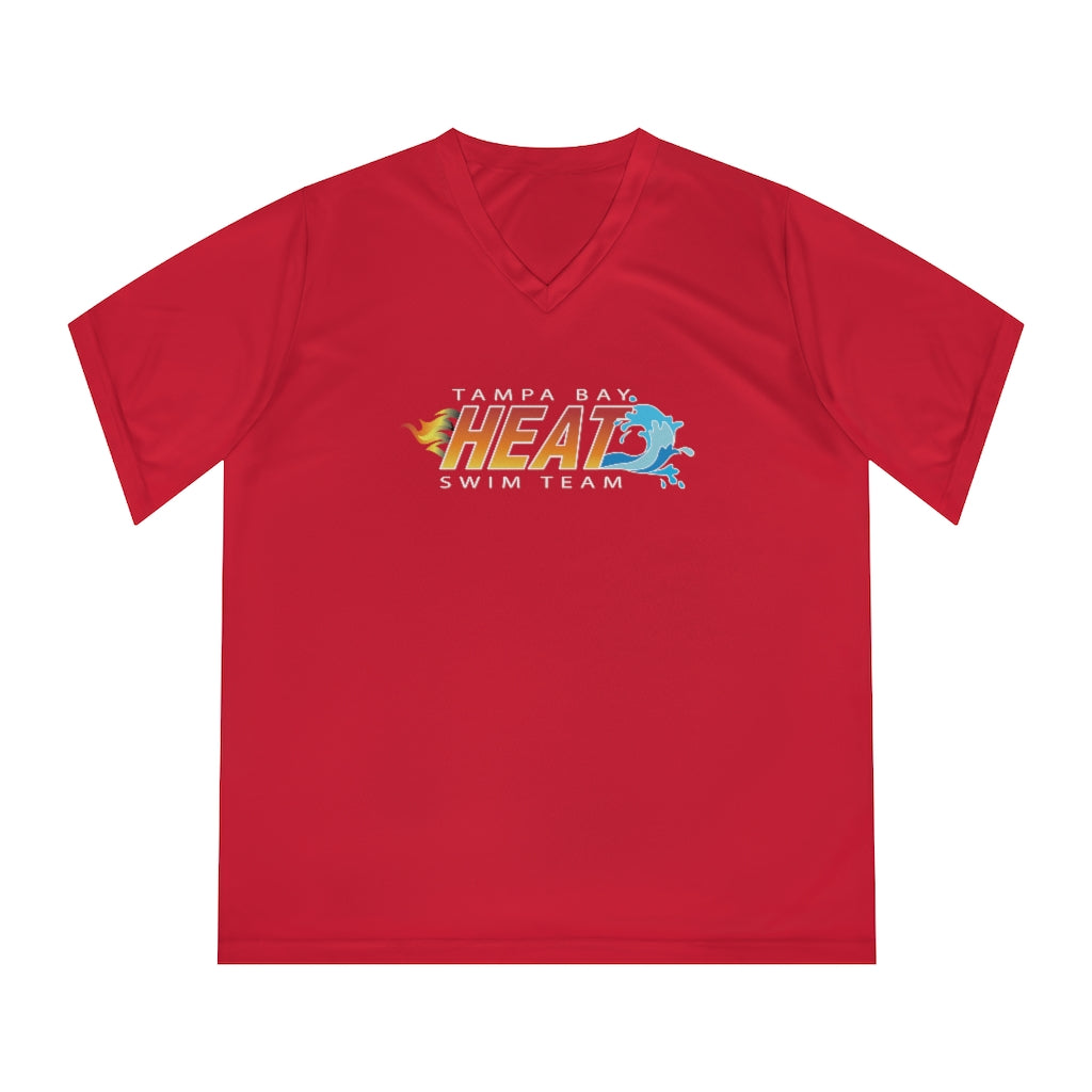 Tampa Bay Heat Swim Team Women's Performance V-Neck T-Shirt