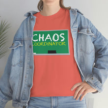 Load image into Gallery viewer, Chaos Coordinator - Unisex Heavy Cotton Tee
