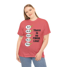 Load image into Gallery viewer, 70.3 There is no Finish Line - Unisex Heavy Cotton Tee
