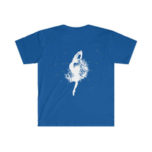 Load image into Gallery viewer, The Dance Center - Unisex Softstyle T-Shirt - logo on front, art on back
